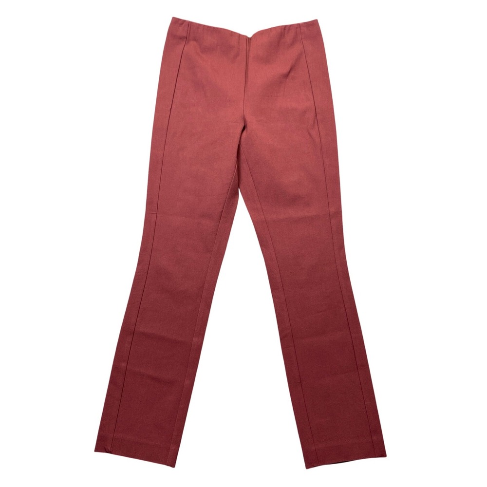Rag & Bone Simone Slim Fit Pants Burgundy Wine High Rise Stretch‎ Size 6 USA